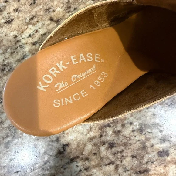 Kork-Ease Women's Brown Leather Mules - Picture 4 of 5